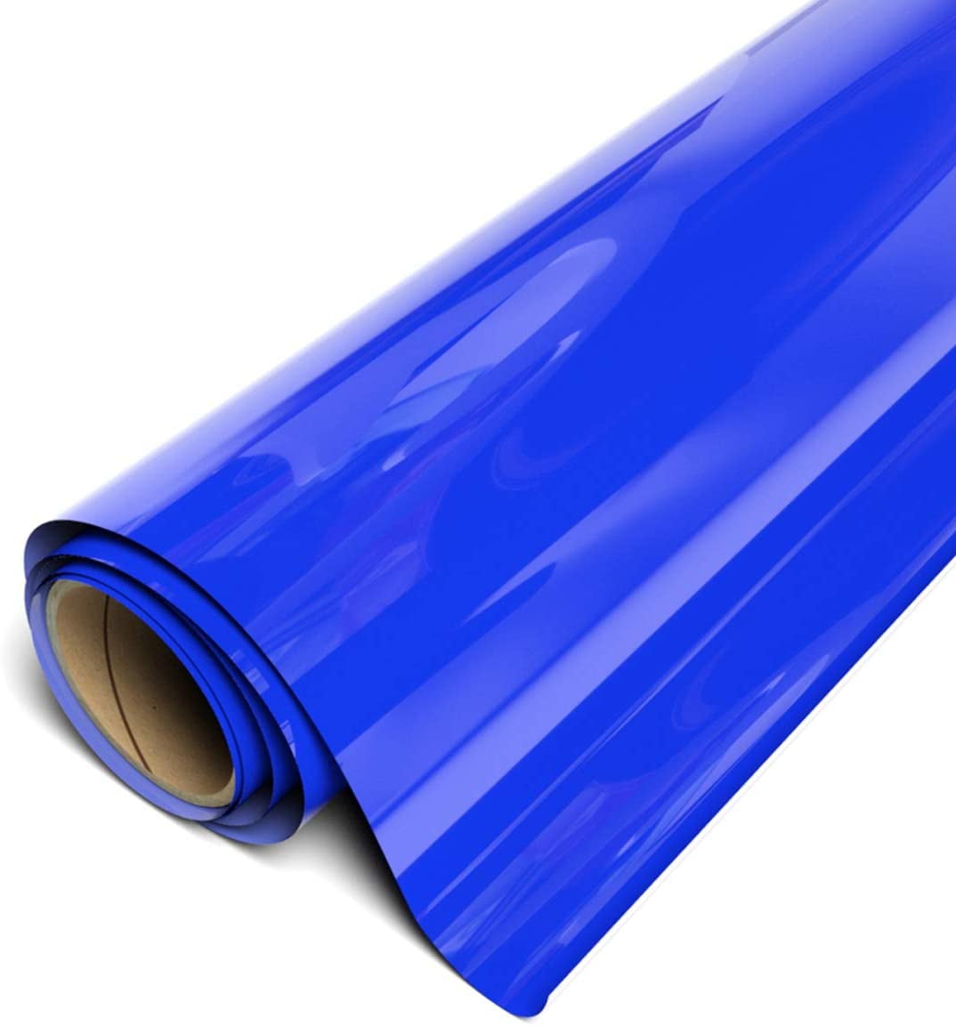 Siser EasyWeed HTV Iron On Heat Transfer Vinyl 12" x 6ft (2 Yards) Roll - Fluorescent Blue
