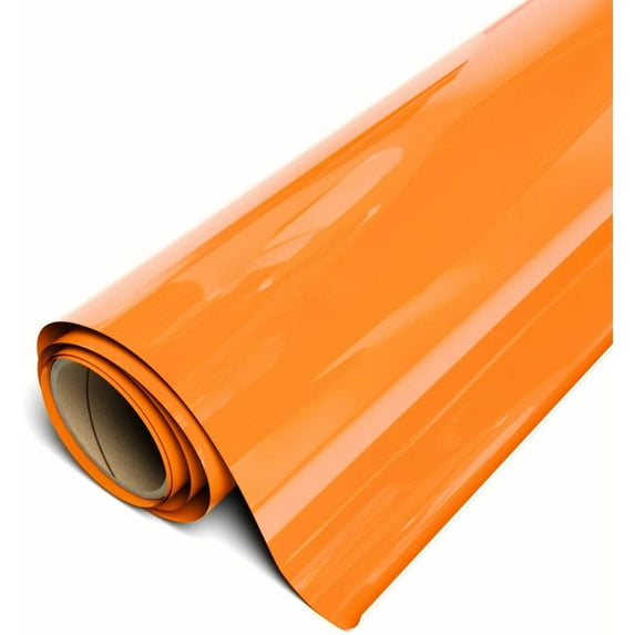 Siser EasyWeed HTV Iron On Heat Transfer Vinyl 15" x 2ft Roll - Orange Soda