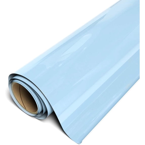 Siser EasyWeed HTV Iron On Heat Transfer Vinyl 15" x 75ft (25 Yards) Roll - Powder Blue