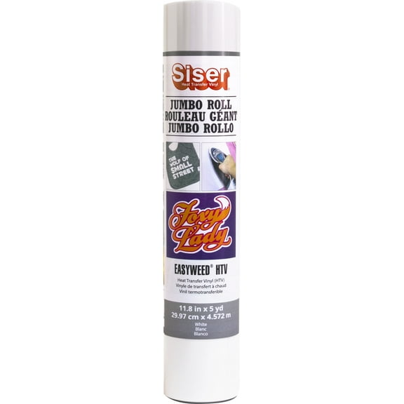 Siser EasyWeed HTV Vinyl 11.8"X5yd Roll-White