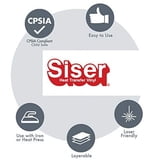 Siser EasyWeed Heat Transfer Vinyl 11.8" X 20ft Roll (Cream) Compatible With Siser Romeo/Juliet & Other Professional Or Craft Cutters - Layerable - CPSIA Certified-353365