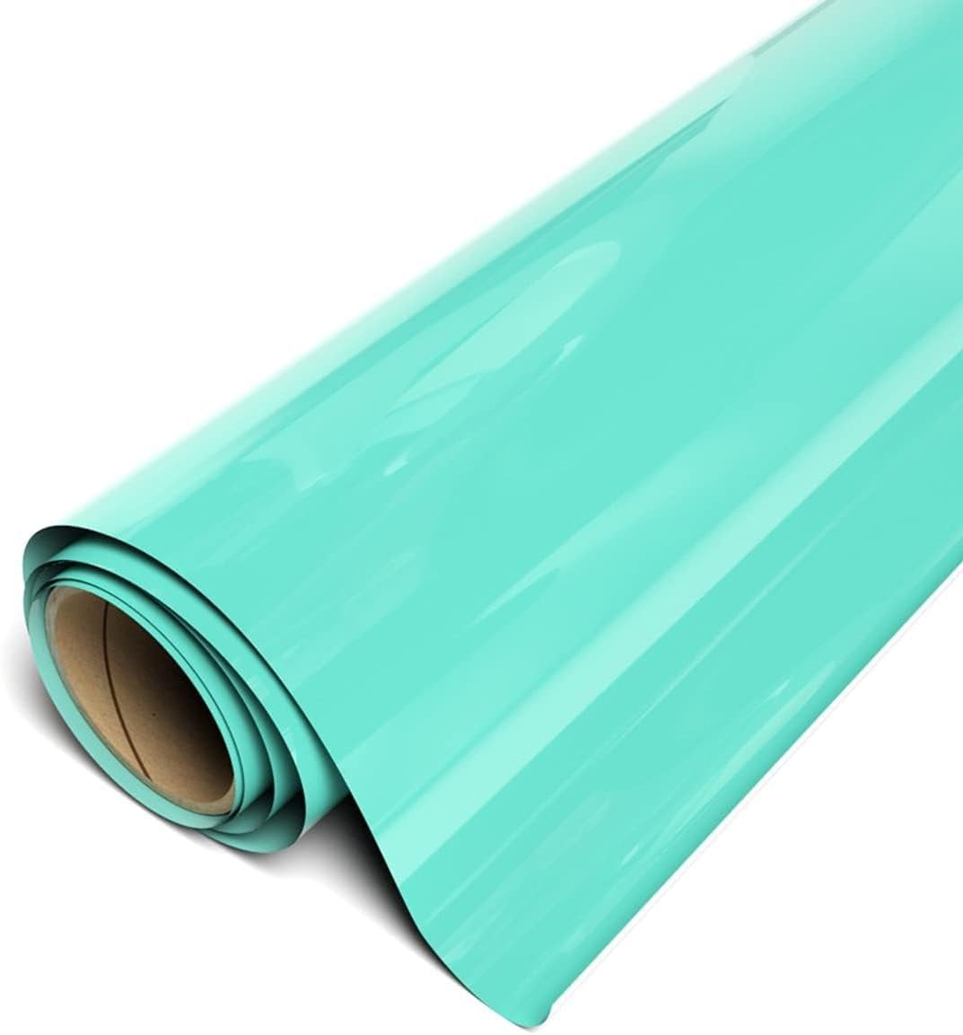 Siser EasyWeed Heat Transfer Vinyl 15" Roll Aqua Mint, 25 Yards - Compatible with Siser Romeo/Juliet & Other Professional or Craft Cutters - Layerable - CPSIA Certified
