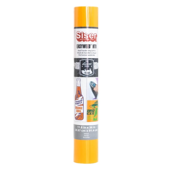 Siser EasyWeed Heat Transfer Vinyl 11.8"X36" Roll-Sun Yellow