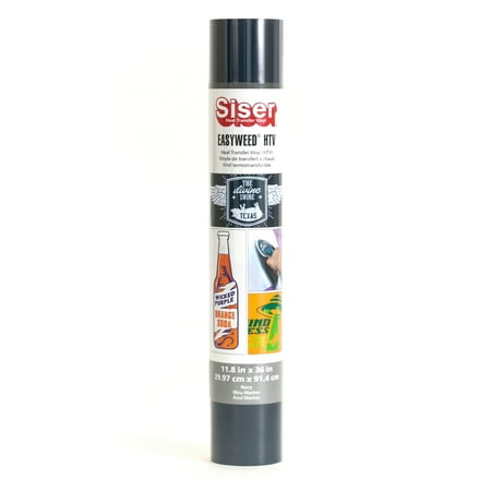 Siser EasyWeed Heat Transfer Vinyl: Navy, 11.8 x 36 inches