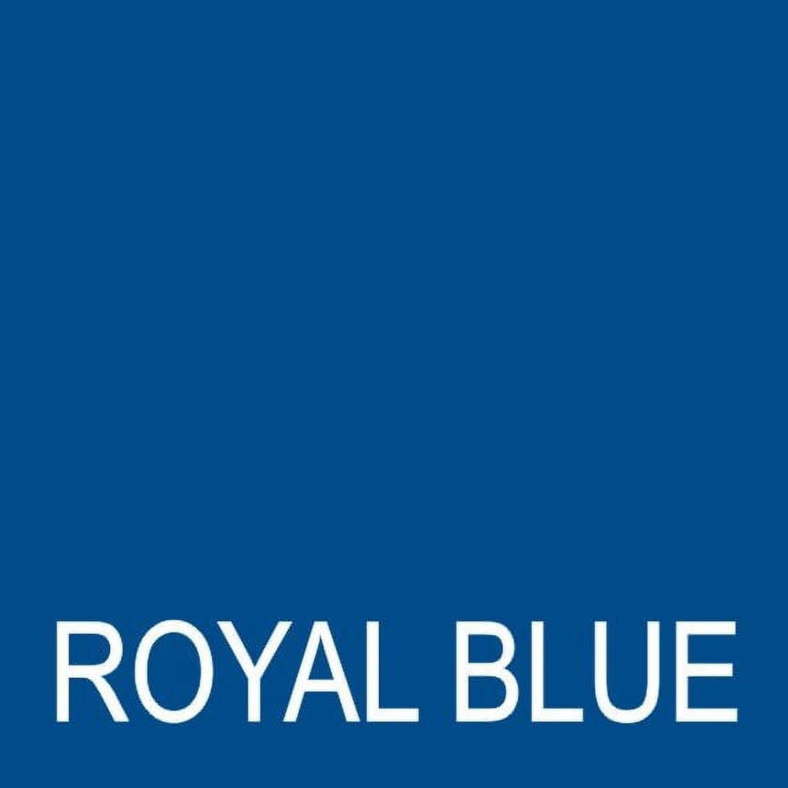 Royal Blue Iron On Vinyl - Heat Transfer Pack of Sheets