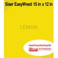 thumbnail image 1 of Siser EasyWeed Iron On Heat Transfer Vinyl 15 Inches by 12 Inches Lemon, 1 of 7