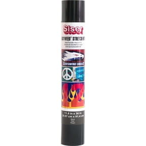 Siser EasyWeed Stretch HTV Vinyl 11.8"X36" Roll-Black