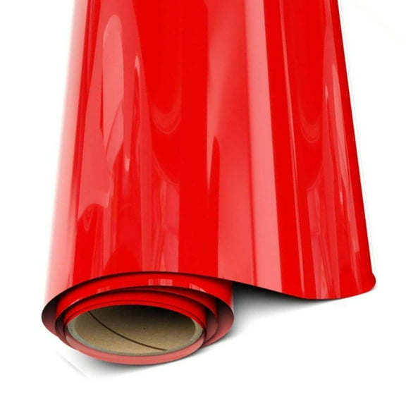 Siser EasyWeed Stretch Heat Transfer Vinyl -Bright Red 12x15" Sheet - HTV Iron On Vinyl