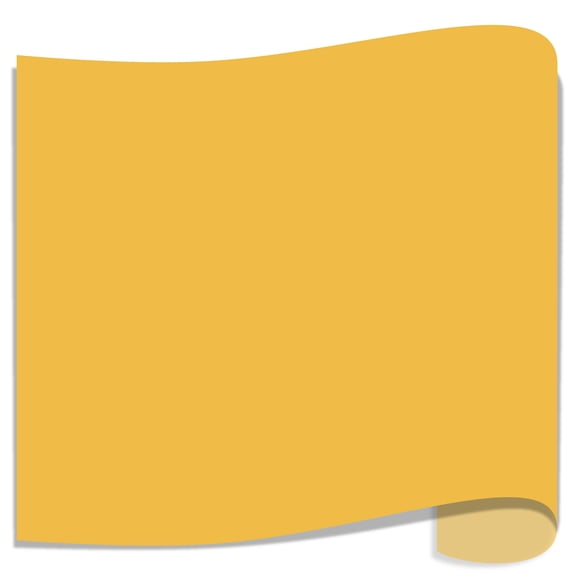 Siser EasyWeed Stretch Heat Transfer Vinyl (HTV) 15" x 12" Sheet - Yellow