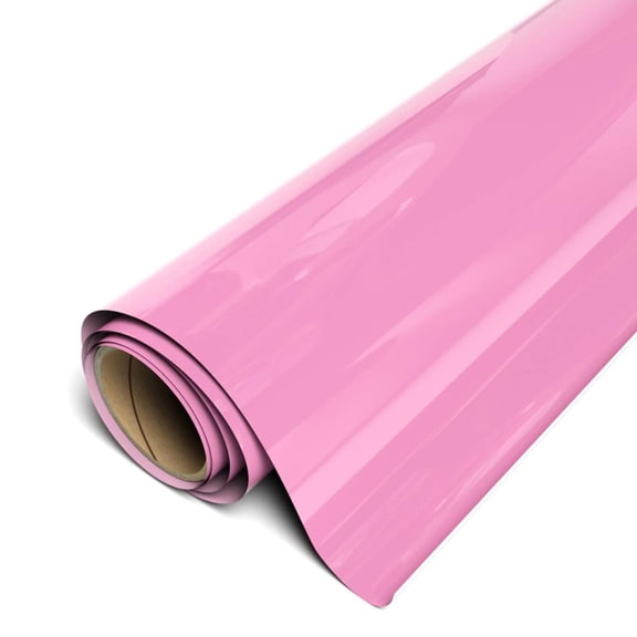 Siser EasyWeed Stretch Matte HTV 11.8" x 3FT Roll - Iron On Heat Transfer Vinyl - Bubble Gum - HEX #F57EB6