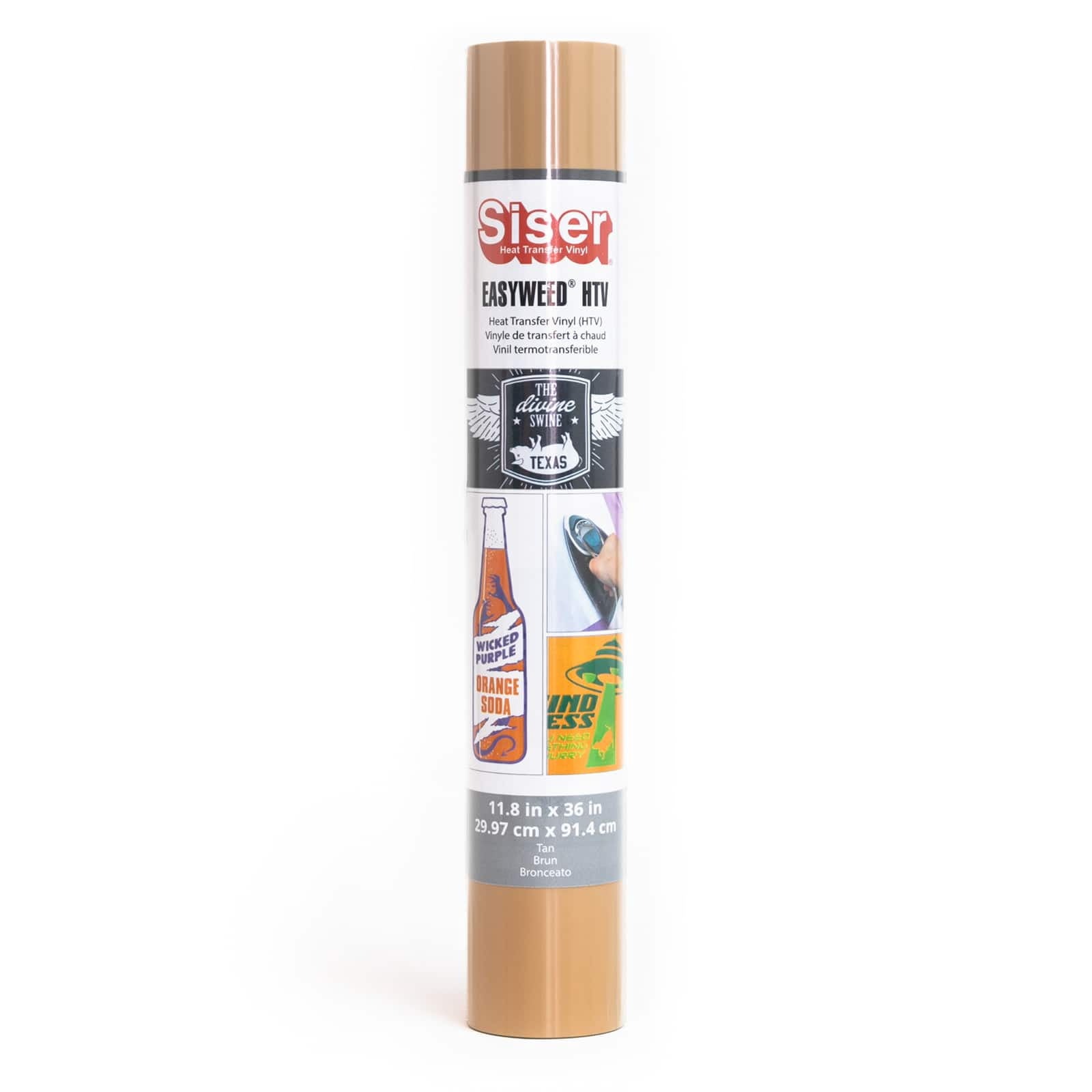 Siser EasyWeed Tan Heat Transfer Vinyl, 11.8 x 36 inches