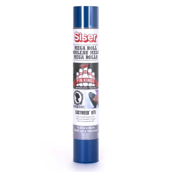 Siser EasyWeed Heat Transfer Vinyl 11.8"X60" Mega Roll-Royal Blue