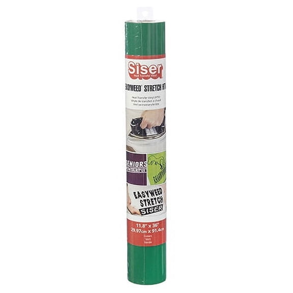 Siser Easyweed Stretch HTV Roll in Green, 11.8 x 36 inches