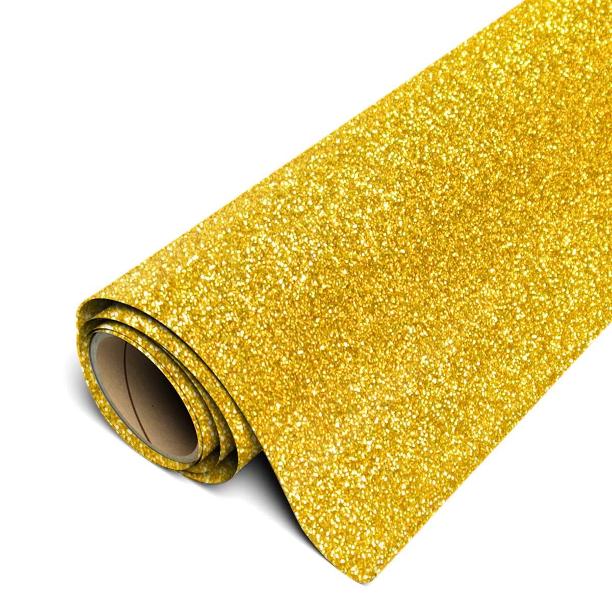 Siser Glitter HTV 20" x 3ft Roll - Iron on Heat Transfer Vinyl Gold
