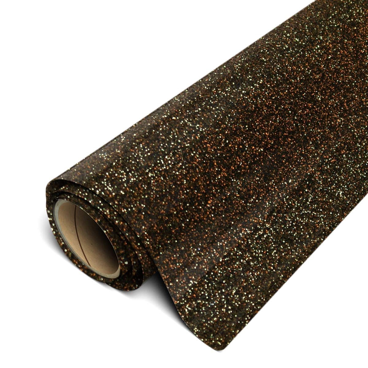Siser Glitter HTV 12"x3ft Roll Black Gold Iron on Heat Transfer Vinyl