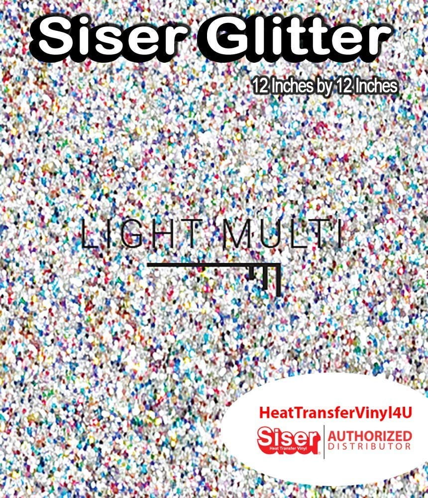 Siser Glitter HTV Heat Transfer Vinyl - 20" X 12" Sheet, Blush, Iron-On For Clothing, CPSIA Certified