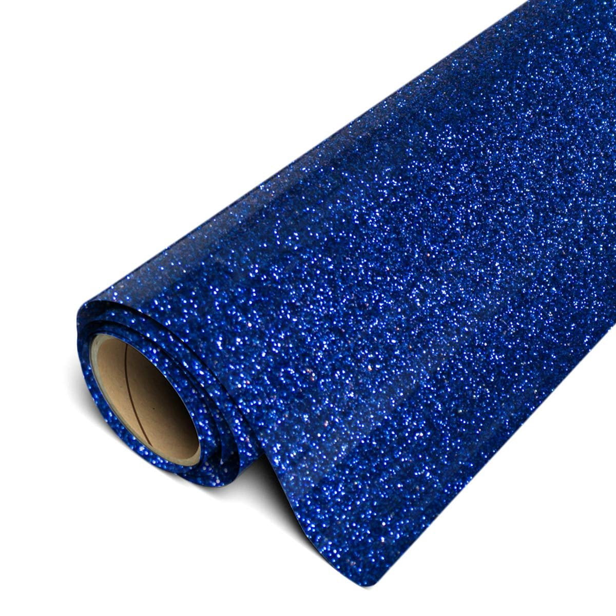 Siser Glitter HTV 20" x 3ft Roll - Iron on Heat Transfer Vinyl Royal Blue