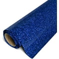 Siser Glitter HTV 20" x 5ft Roll Iron on Heat Transfer Vinyl (Royal