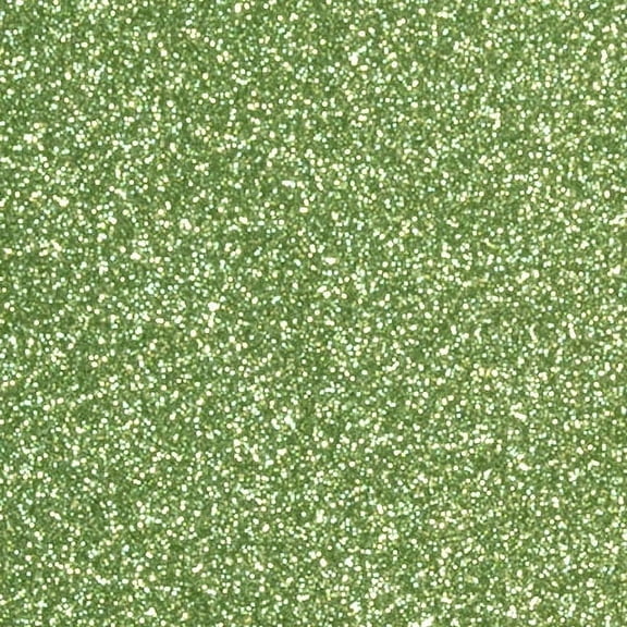 Siser Glitter HTV Iron On Heat Transfer Vinyl 10" x 12" 1 Precut Sheet - Light Green