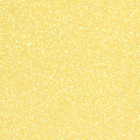 Siser Glitter HTV Iron On Heat Transfer Vinyl 10" x 12" 10 Precut Sheets - Lemon Sugar
