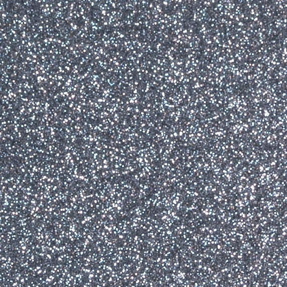 Siser Glitter HTV Iron On Heat Transfer Vinyl 10" x 12" 3 Precut Sheets - Black Silver