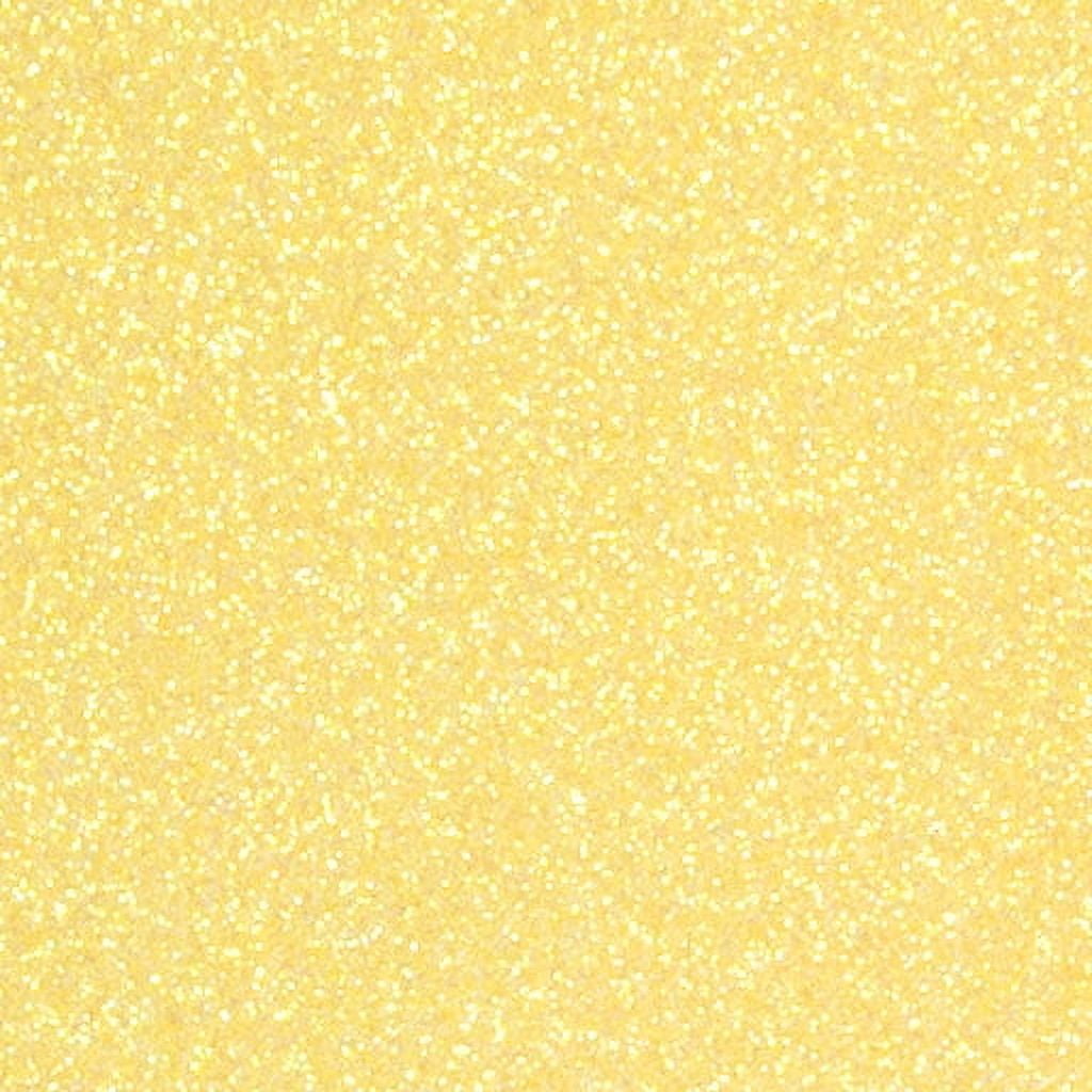 Siser Glitter HTV Iron On Heat Transfer Vinyl 10" x 12" 5 Precut Sheets - Lemon Sugar