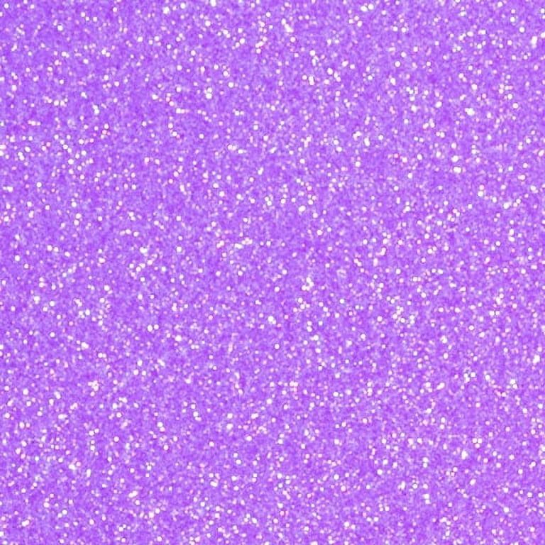 Siser Glitter HTV Iron on Heat Transfer Vinyl 10 inch x 12 inch 6 Precut Sheets - Neon Purple, Size: 10 x 1 Foot