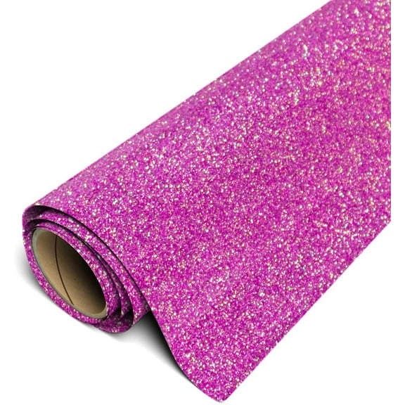 Siser Glitter HTV Iron On Heat Transfer Vinyl 12" x 10ft Roll - Rainbow Plum