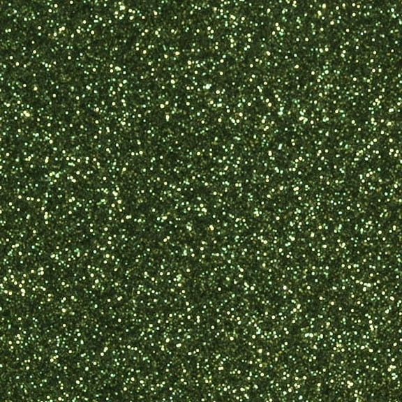Siser Glitter HTV Iron On Heat Transfer Vinyl 12" x 12" 1 Precut Sheet - Dark Green