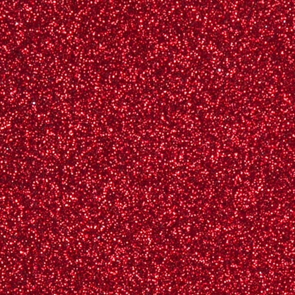 Siser Glitter HTV Iron On Heat Transfer Vinyl 12" x 12" 10 Precut Sheets - Red