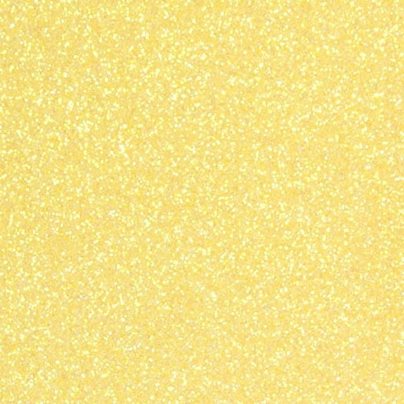 Siser Glitter HTV Iron On Heat Transfer Vinyl 12" x 12" 12 Precut Sheets - Lemon Sugar