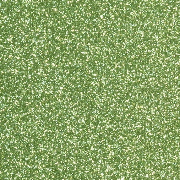 Siser Glitter HTV Iron On Heat Transfer Vinyl 12" x 12" 12 Precut Sheets - Light Green