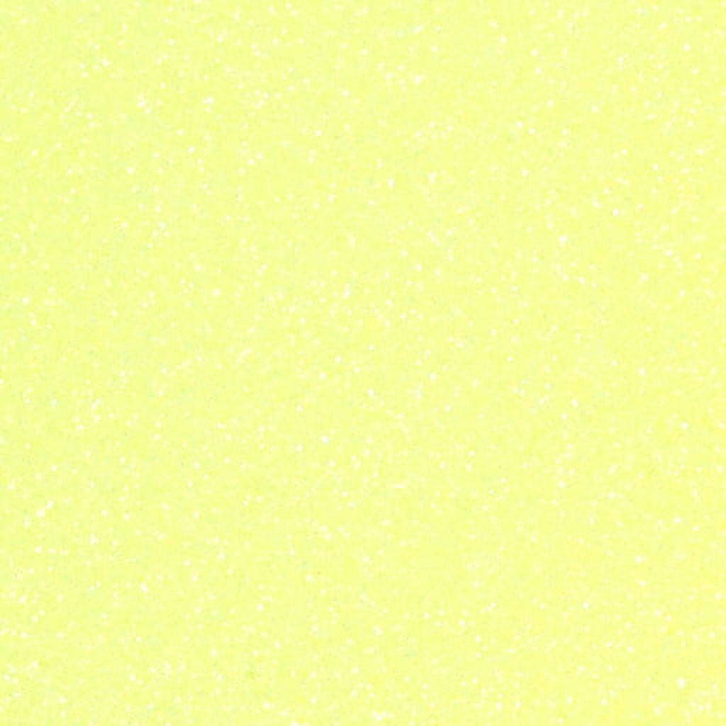 Siser Glitter HTV Iron On Heat Transfer Vinyl 12" x 12" 12 Precut Sheets - Neon Yellow