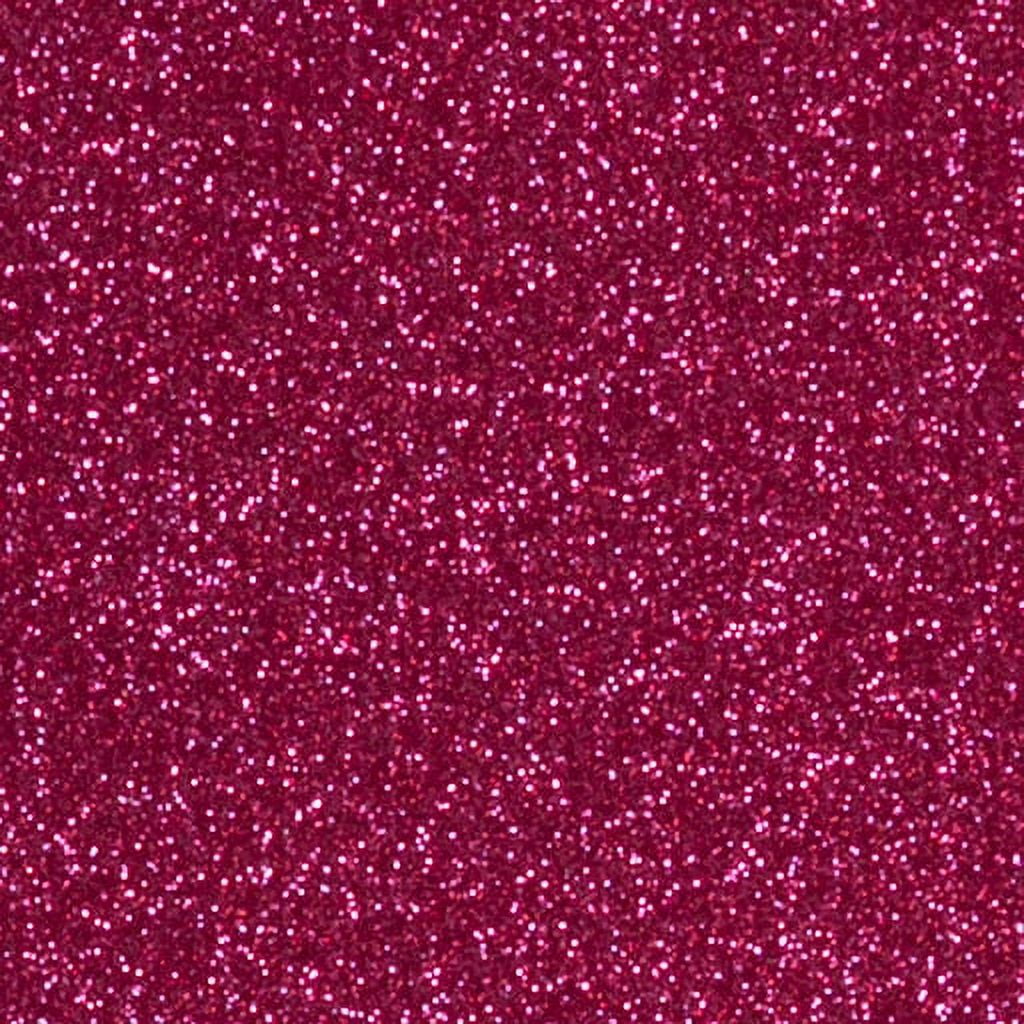 Siser Glitter HTV Iron On Heat Transfer Vinyl 12" x 12" 5 Precut Sheets - Hot Pink