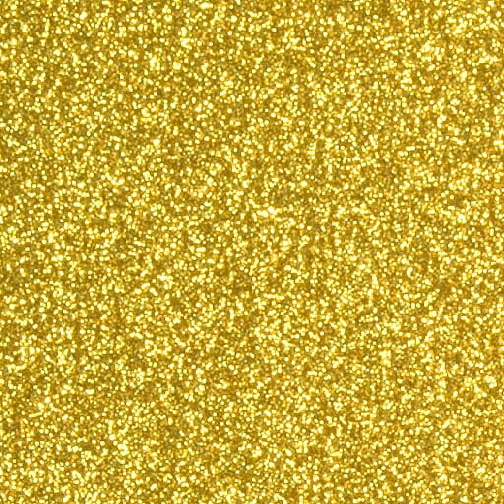 Siser Glitter HTV Iron On Heat Transfer Vinyl 12" x 12" 6 Precut Sheets - Gold