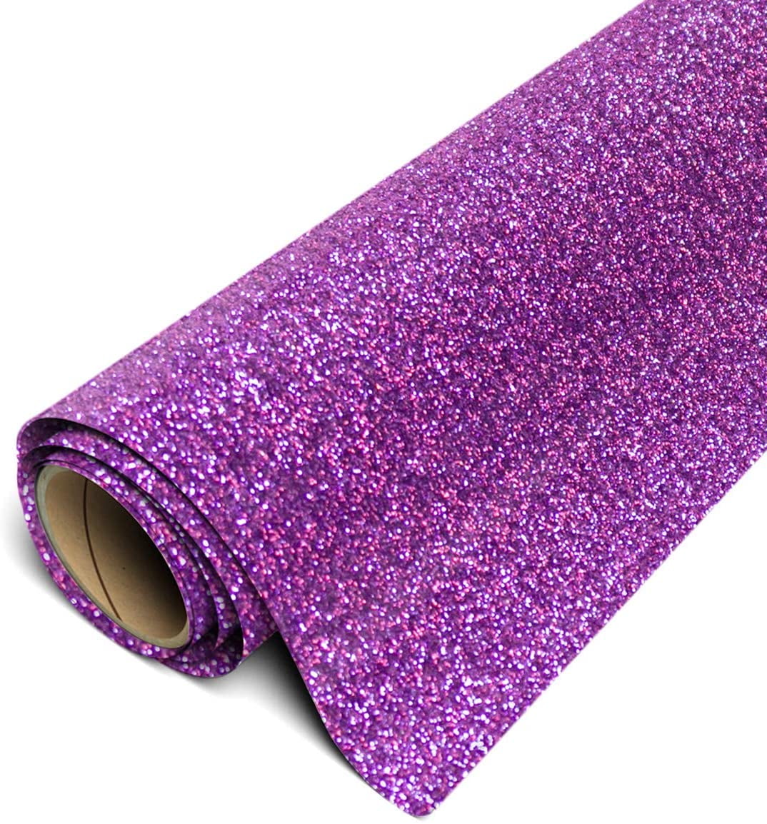 Siser Glitter 12 x 5 Yard Roll - Neon Purple