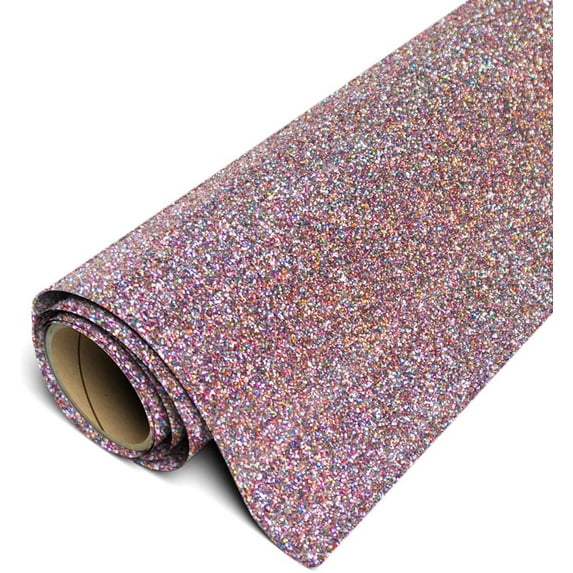 Siser Glitter HTV Iron On Heat Transfer Vinyl 12" x 2ft Roll - Confetti