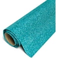 thumbnail image 1 of Siser Glitter HTV Iron On Heat Transfer Vinyl 12" x 2ft Roll - Mermaid Blue, 1 of 3
