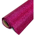 thumbnail image 1 of Siser Glitter HTV Iron On Heat Transfer Vinyl 12" x 5ft Roll - Hot Pink, 1 of 3