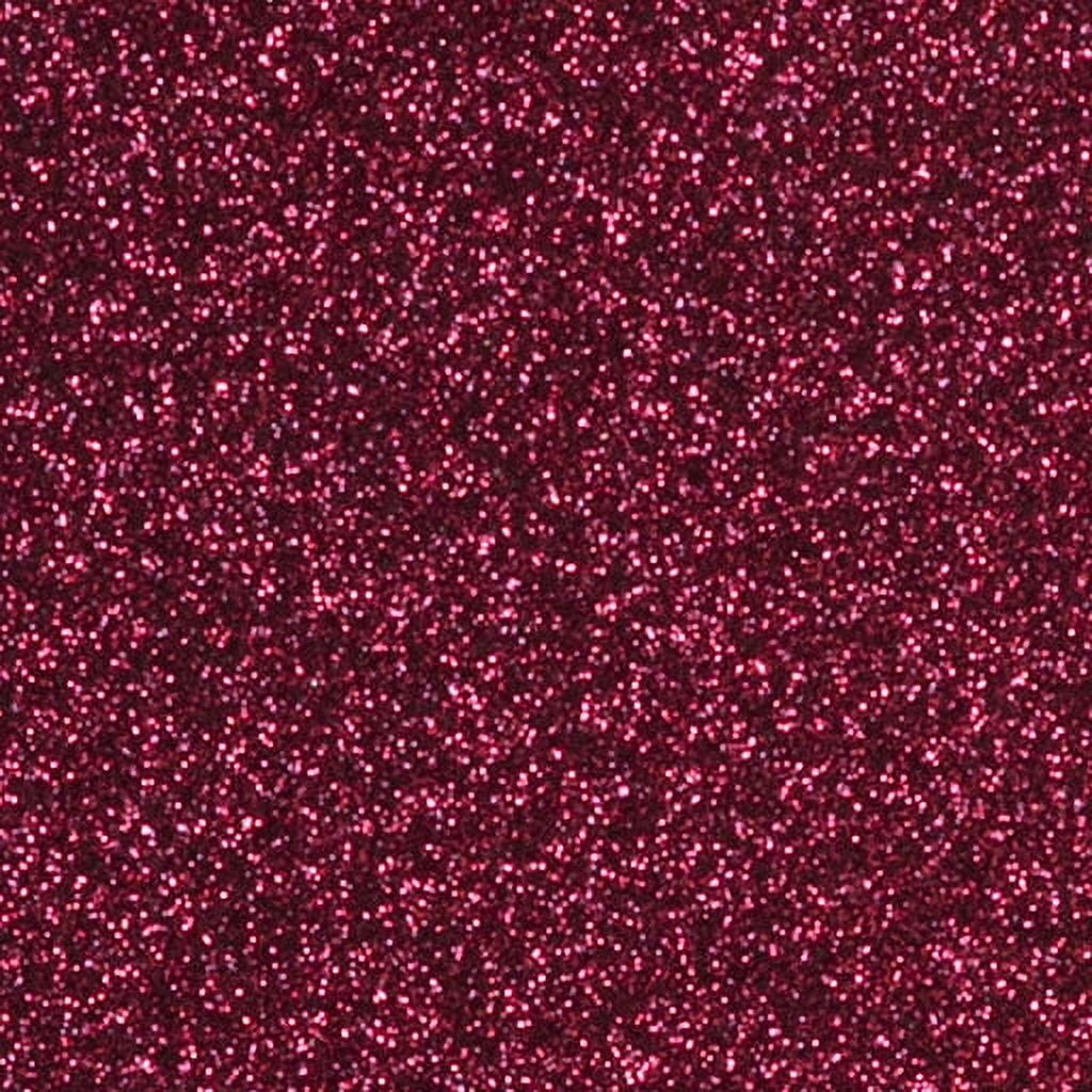 Siser Glitter HTV Iron On Heat Transfer Vinyl 20" x 12" 12 Precut Sheets - Burgundy