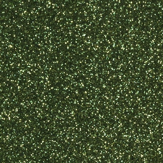 Siser Glitter HTV Iron On Heat Transfer Vinyl 20" x 12" 12 Precut Sheets - Dark Green