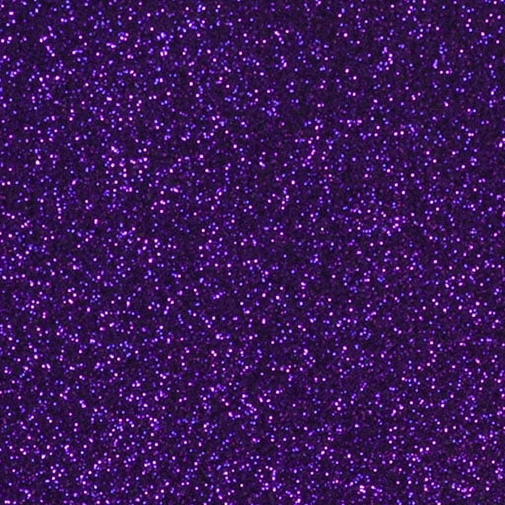 Siser Glitter HTV Iron On Heat Transfer Vinyl 20" x 12" 12 Precut Sheets - Purple