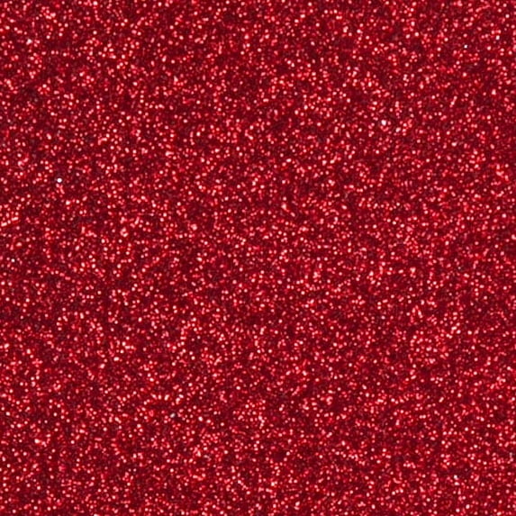 Siser Glitter HTV Iron On Heat Transfer Vinyl 20" x 12" 12 Precut Sheets - Red