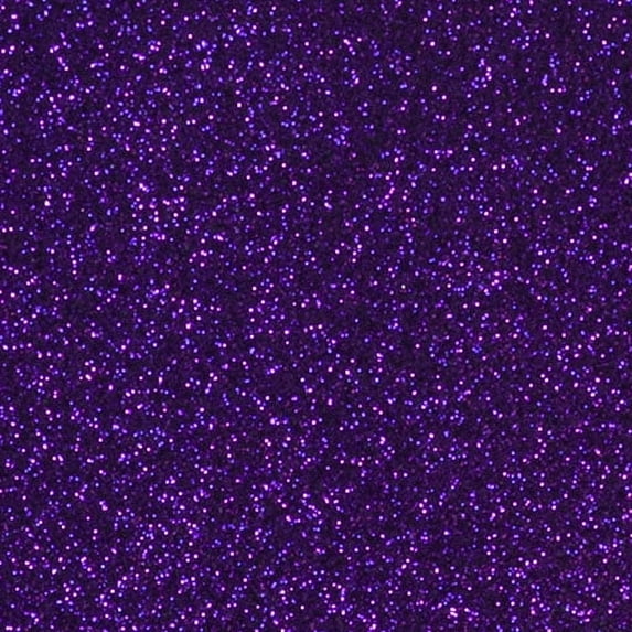 Siser Glitter HTV Iron On Heat Transfer Vinyl 20" x 12" 5 Precut Sheets - Purple