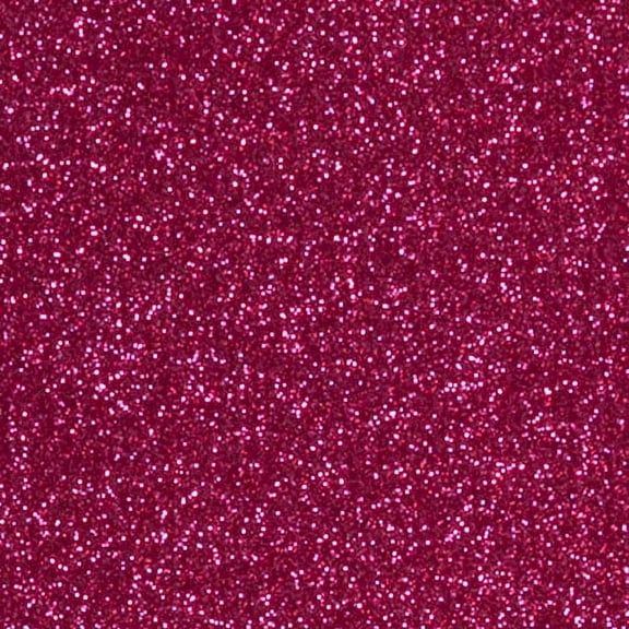 Siser Glitter HTV Iron On Heat Transfer Vinyl 20" x 12" 6 Precut Sheets - Hot Pink