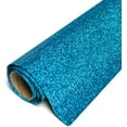 thumbnail image 1 of Siser Glitter HTV Iron On Heat Transfer Vinyl 20" x 15ft (5 Yards) Roll - Aqua, 1 of 3