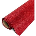 thumbnail image 1 of Siser Glitter HTV Iron On Heat Transfer Vinyl 20" x 25ft Roll - Red, 1 of 3