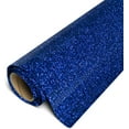 thumbnail image 1 of Siser Glitter HTV Iron On Heat Transfer Vinyl 20" x 3ft (1 Yard) Roll - Royal Blue, 1 of 3