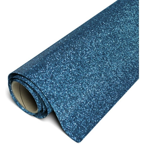 Siser Glitter HTV Iron On Heat Transfer Vinyl 20" x 6ft (2 Yards) Roll - Lagoon