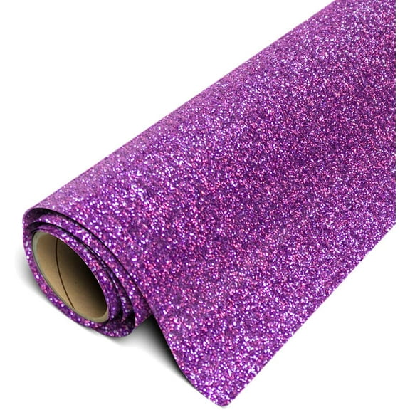 Siser Glitter HTV Iron On Heat Transfer Vinyl 20" x 6ft (2 Yards) Roll - Lavender